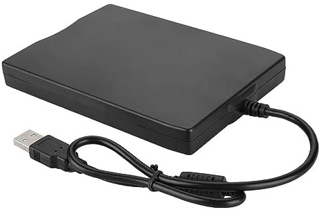 Sefdrert Lettore Disco Floppy USB, unità Esterna 3.5 Pollici, Portatile, 1,44 MB, Compatibile con 7 8 2000 XP Vista, PC e Laptop, Resistente, Colore Nero.