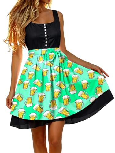 Dirndl förkläde individuellt dirndlförkläde med rosett dirndlförkläden kostymmode förkläde för Dirndl med knytband Dirndl-förkläde dam för bayersk oktoberfest outfit