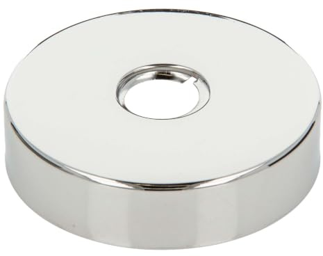 tecuro gängkropp (1/2) Ø 22 mm x Ø 80 mm x höjd 20 mm, förkromad mässing
