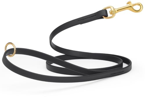 Viper Biothane Working Lead for Dogs 6ft Black