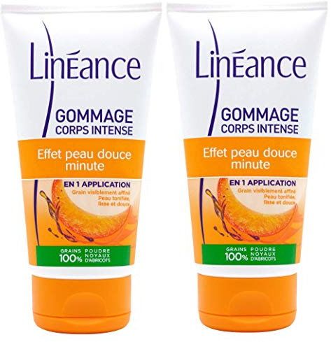Linéance Intensives Körperpeeling, 100% natürlicher Herkunft, 2 x 150 ml, Revitalisierend, Körperpeeling