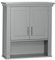 RiverRidge Somerset zweitüriger Badezimmerschrank, Grauer Wandschrank, Grau