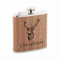 Flachmann mit Gravur Holz personalisiert *verschiedene Logos* personalisierter und gravierter Flachmann