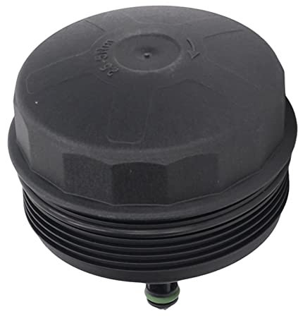 11427525334,Couvercle De Boîtier De Filtre À Huile De Voiture,Couvercle De Boîtier De Filtre À Huile 11427525334 Rempment Abs Noir Pour 1 2 3 Séries X6 X5 328I