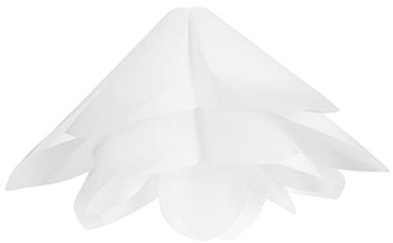 BESTonZON Moderner Lampenschirm Mit Lilienblüten-design Dekorativer Lampenabdeckung Aus Gewebtem Material Einfache Montage Eleganter Lampenbezug Für Wohnzimmer Schlafzimmer Und Stehlampe