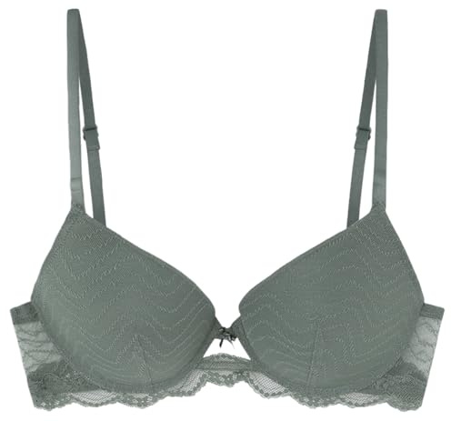 Women'secret Sujetador Push up, Verde Oliva, 85B
