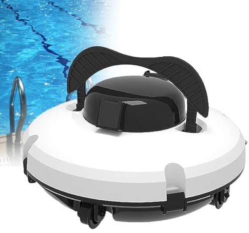 Bästa robotbaserade poolrengörare för stora pooler med självladdning och snabbladdning - Trådlös pooldammsugare med tyst drift