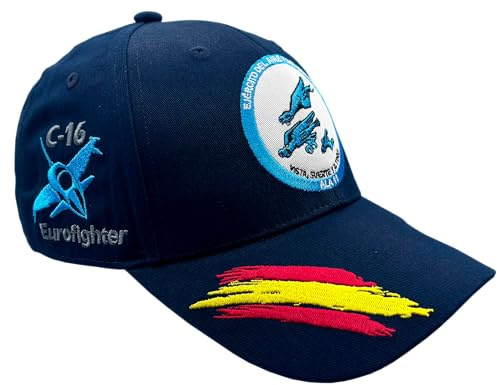 Tacro Gorra ala 11 Ejército del Aire y del Espacio, Eurofighter C-16, Vista, Suerte y al Toro