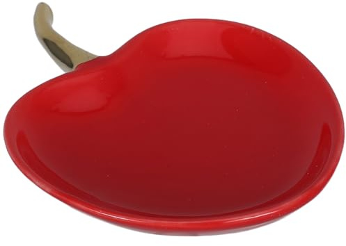Hohopeti Portagioie in Rossa Multifunzionale, Vassoio Porta e Organizer per Piccoli Oggetti, Design Giapponese, Resistente e Facile da Pulire, per Domestico come Piatto Snack Decorativo