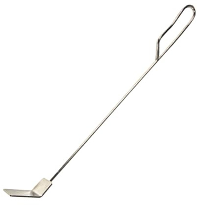 Rastrillo de carbón – Herramientas de limpieza de mango largo, rastrillo de carbón alargado para hogueras, horno de pizza, estufa de leña, ahumaderos, hervidor, fogata, parrilla al aire libre, fiesta
