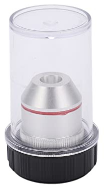 Generic Lente Objetivo Acromática de bajo Aumento 2X 195 para Microscopio, Campo Brillante, Imágenes Claras, 2,0 Oz para Microscopio Biológico