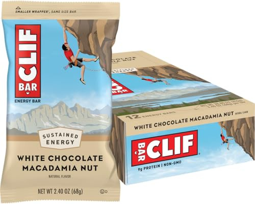 Clif BAR White Chocolate Macadamia 68g (Pack of 12)