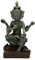 Tyenaza Aquarium-Buddha-Statue, 10 * 15cm Dekoration, Kunstharz, Aquascaping-Aquarium, Meditierender Buddha-Figur Für Aquarium