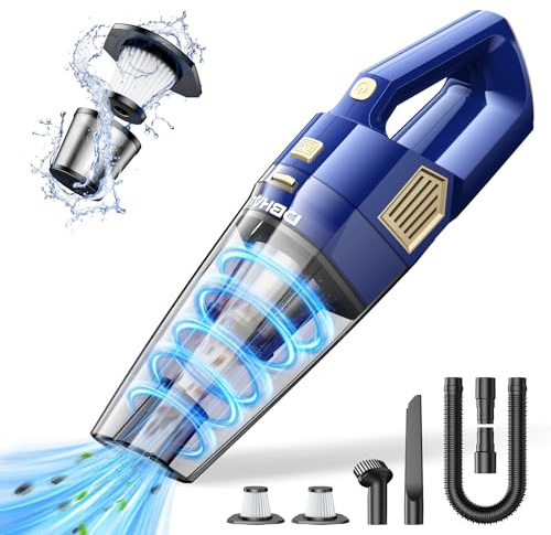 DBHAL Handheld Vacuum Cordless Rechargeable, Hand Held Car Vacuum Cleaner