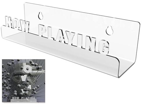 Schallplattenaufbewahrung, Präsentationsständer – stilvolles Design, Schallplattenregal, Wandhalterung, Vinyl-Schallplatten-Halter, Acryl-Schallplatten-Präsentationsständer für Schallplatten