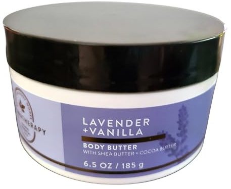 Bath and Body Works Lavender Vanilla Aromatherapy Body Butter 6.5 Ounces