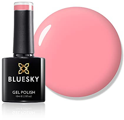 Bluesky Gel Nail Polish, Pink Glow A097, Coral, Light, Pink, Long Lasting, Chip Resistant, 10 ml (Requires Drying Under UV LED Lamp)