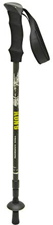 KONG Bastones de trekking, Trix, Negro, Carbono / Aluminio