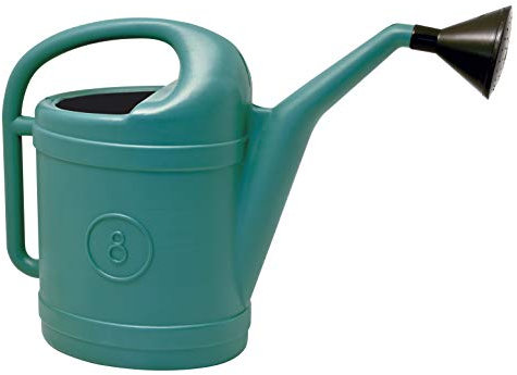 Innaffiatoio in plastica verde con riserva d'acqua 8 litri - Mobil Plastic