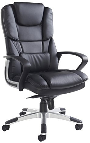 Palermo Leather Executive Chair - Color: Black