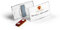 Durable Namensschild konvex (mit Magnet, 40 x 75 mm) Packung à 25 Stück, transparent, 812319