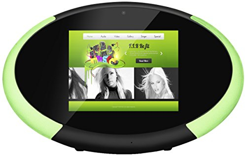 CocktailAudio Multiplay 8 tragbares Android 2.1 Streaming Soundsystem/Videoplayer/Tablet grün