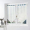 Douceur d'Intérieur Salina Tendaggio Fiocco Con Passanti, Neutro, 2 x 60 x 120 CM