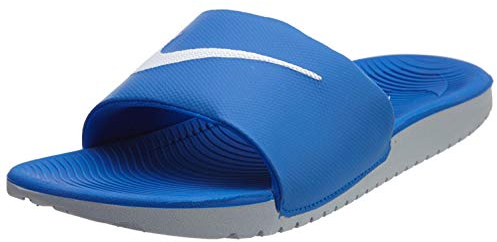 Nike Jungen Nike Kawa Slide (Gs/Ps) Dusch Badeschuhe, Blau Hyper Cobalt White 400, 32 EU