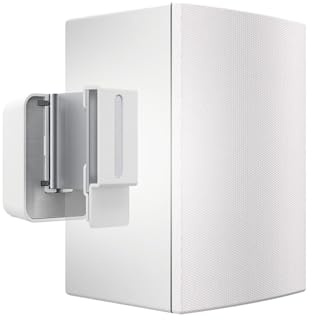 Vogel's Sound 3200 Support Mural Universel pour Enceintes | Orientable jusqu'à 70º | Inclinaison -30º/+30º | Poids Max. 5 kg | Convient également pour Denon Home 150 | Blanc (1x)