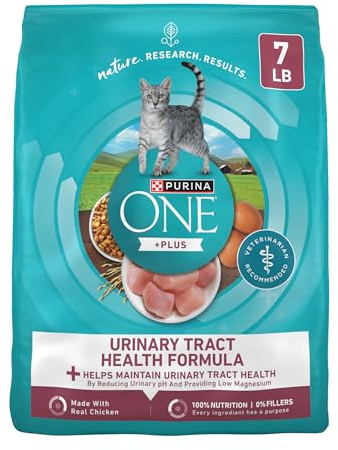 Purina ONE High Protein Dry Cat Food, +Plus Urinary Tract Health Formula - 7 lb. Bag