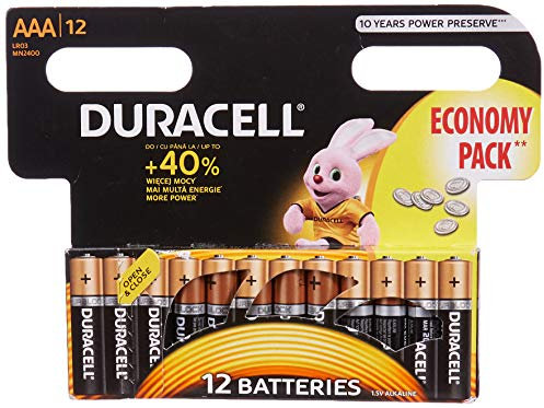 Duracell AAA Battery (Pack of 12)