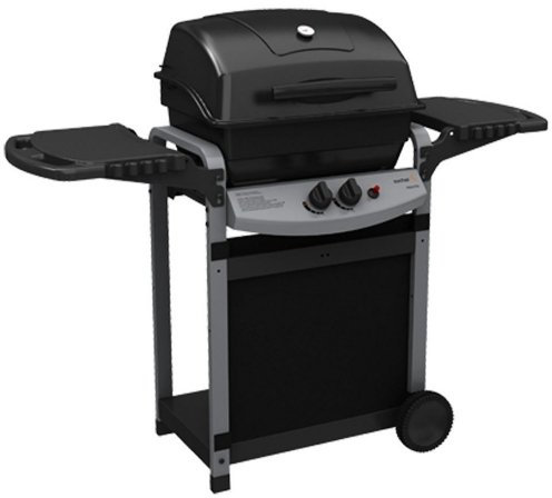 Barbecue 2 fuochi a gas cottura pietra lavica Saporillo