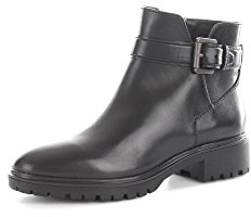 Geox D Peaceful B, Botines Mujer, Negro (BLACKC9999), 36 EU