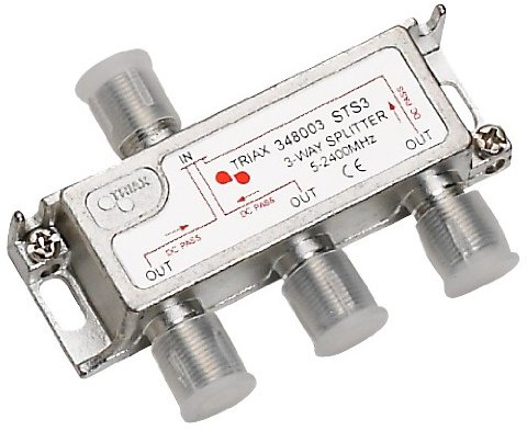Triax 3 Directions TV Répartiteur antenne - 349803