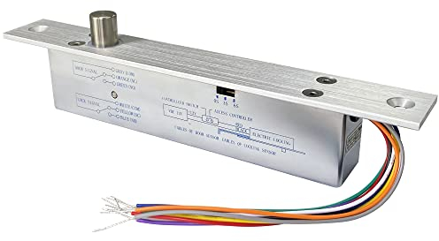 UHPPOTE Cerradura Eléctrica Gota Cerrojo Cierre Pestillo Cuadrado Enchufe Sin Fallos Secure DC12V Para Puerta Estrecha Alambre De Tiempo Apertura