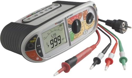 Megger 1002-408 MFT1825-SC-DE Installationstester, Durchgangsmessung mit 200 mA, Isolationsprüfung mit 100V bis 1000V, 2 und 3-polige Schleifenm