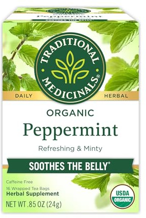 Traditional Medicinals Tea Peppermint Organic, 16 ct