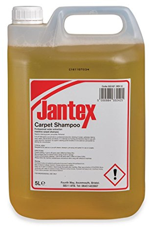 Jantex Carpet Shampoo Concentrate 5Ltr - Fabric and Upholstery Cleaning Solution GG187