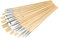 Silverline 633927 Set di Pennelli a Punta Piatta, 1-12 mm, 12 Pezzi
