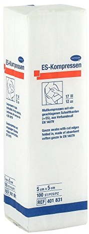 ES-Kompressen 5 cm x 5 cm 12-fach, unsteril,100St