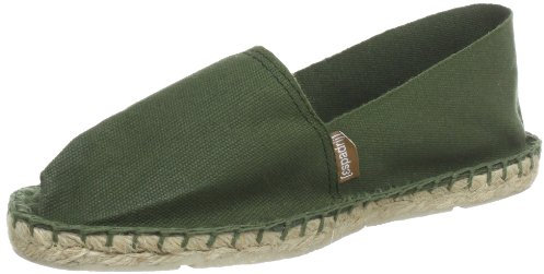 Espadrij L'Originale Classic Olive dunkelgrün grün Damen Espadrilles Sommerschuhe Leinen (39)