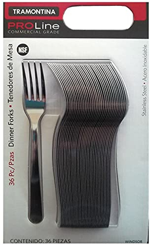 Tramontina Pro Line 36 Dinner Forks Commercial Grade Stainless Steel