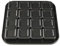 Nordic Ware Backform Brownie Bites Pan Aluminium Silber-Grau, 24,6cm x 24,6cm, NW 84624