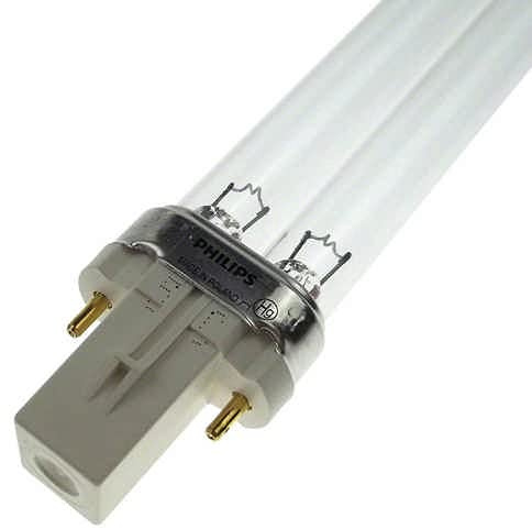 Philips Lot de 2 ampoules de rechange PL 9 W UV-C, Longueur : 167 mm