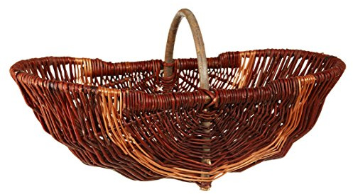 Dehner panier en osier avec anse : 55 x 34 cm en osier