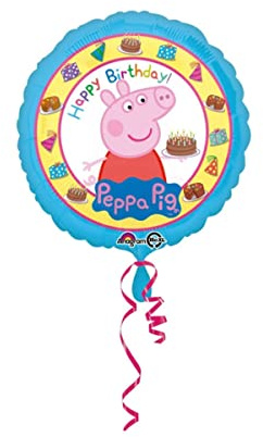 SD-C:Peppa Pig Happy Birthday, Pink und Gelb