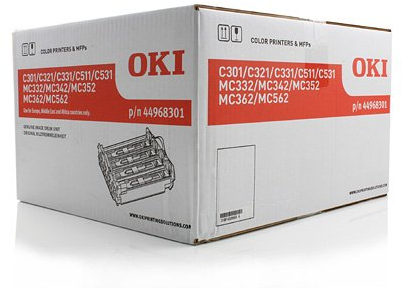 Oki Original 44968301 /, für C 531 DN Premium Trommel, Farblos, 30000 BK / 20000 CMY Seiten