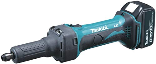 Makita Akku-Geradschleifer 18 V / 5,0 Ah, 2 Akkus und Ladegerät im MAKPAC, DGD800RTJ
