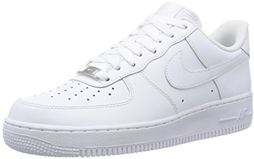 NIKE Air Force 1 '07, Scarpe Uomo, White White 111, 42.5 EU