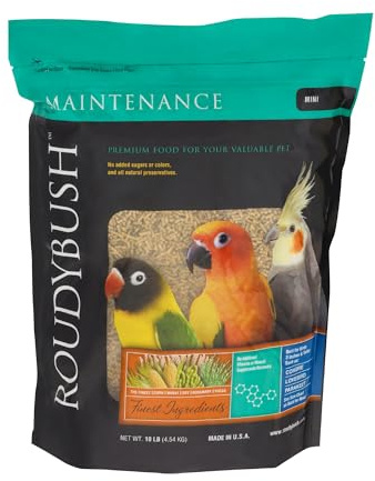 RoudyBush Daily Maintenance Bird Food, Mini, 10-Pound